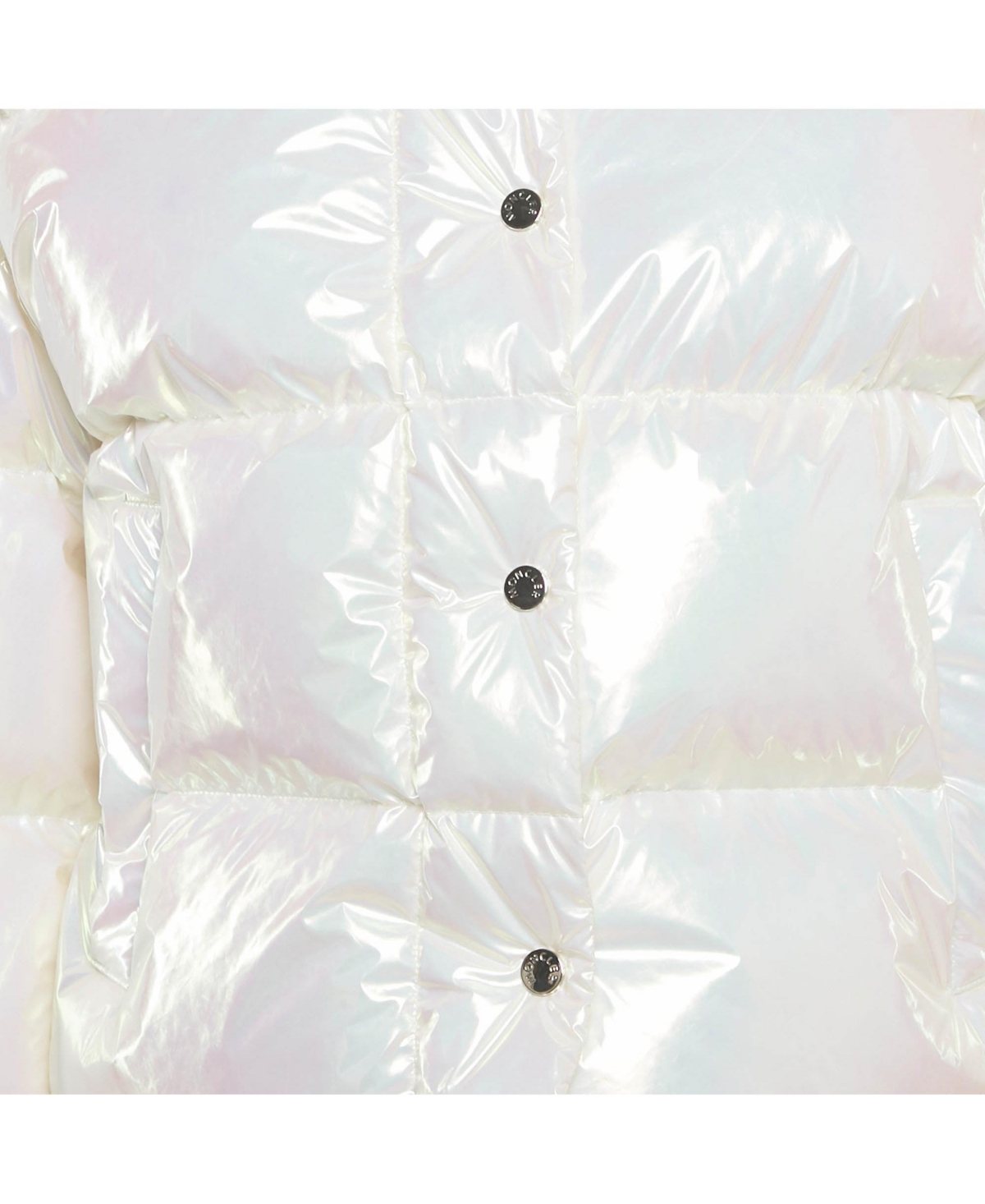 Pre-Owned Moncler Women's White Synthetic Down Puffer Jacket