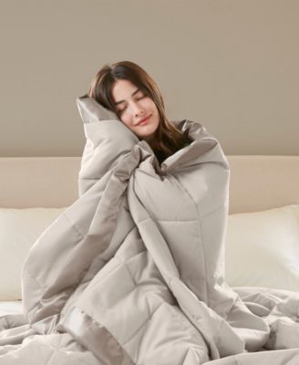 Windom Lightweight Down Alternative Satin Trim Blanket, King