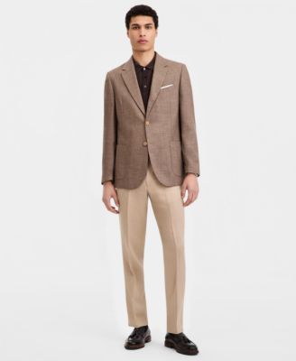 Men Modern-Fit Active Stretch Structure Weave Sport Coat  