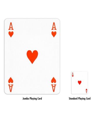 8"x11" Super Jumbo Playing Cards, Giant Playing Cards, Oversized Extra Large Card Game for Kids & Seniors