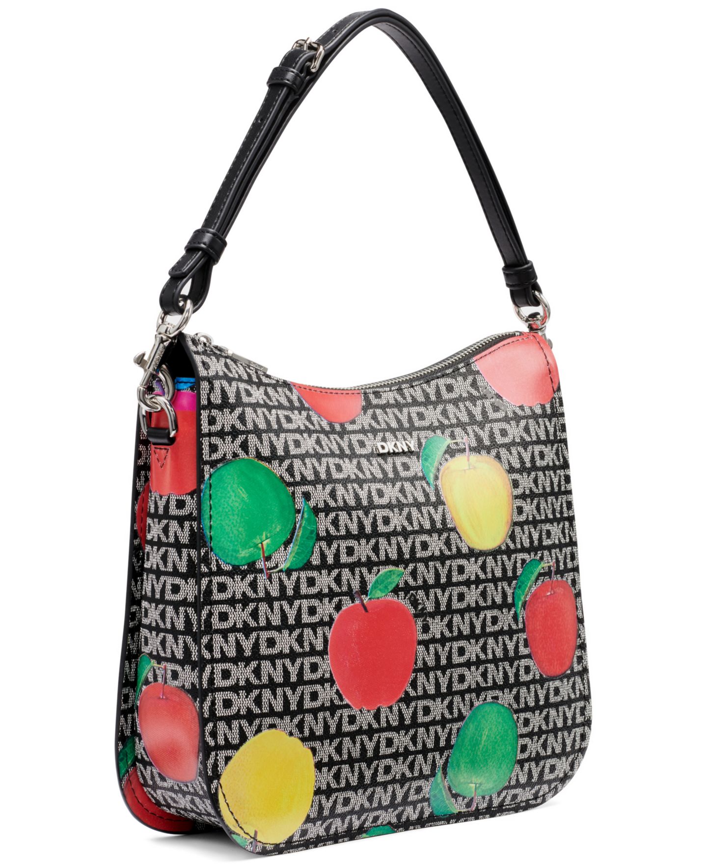 Женская сумка DKNY Nessa Small Zipper Crossbody, цвет: Чёрный — фото 3