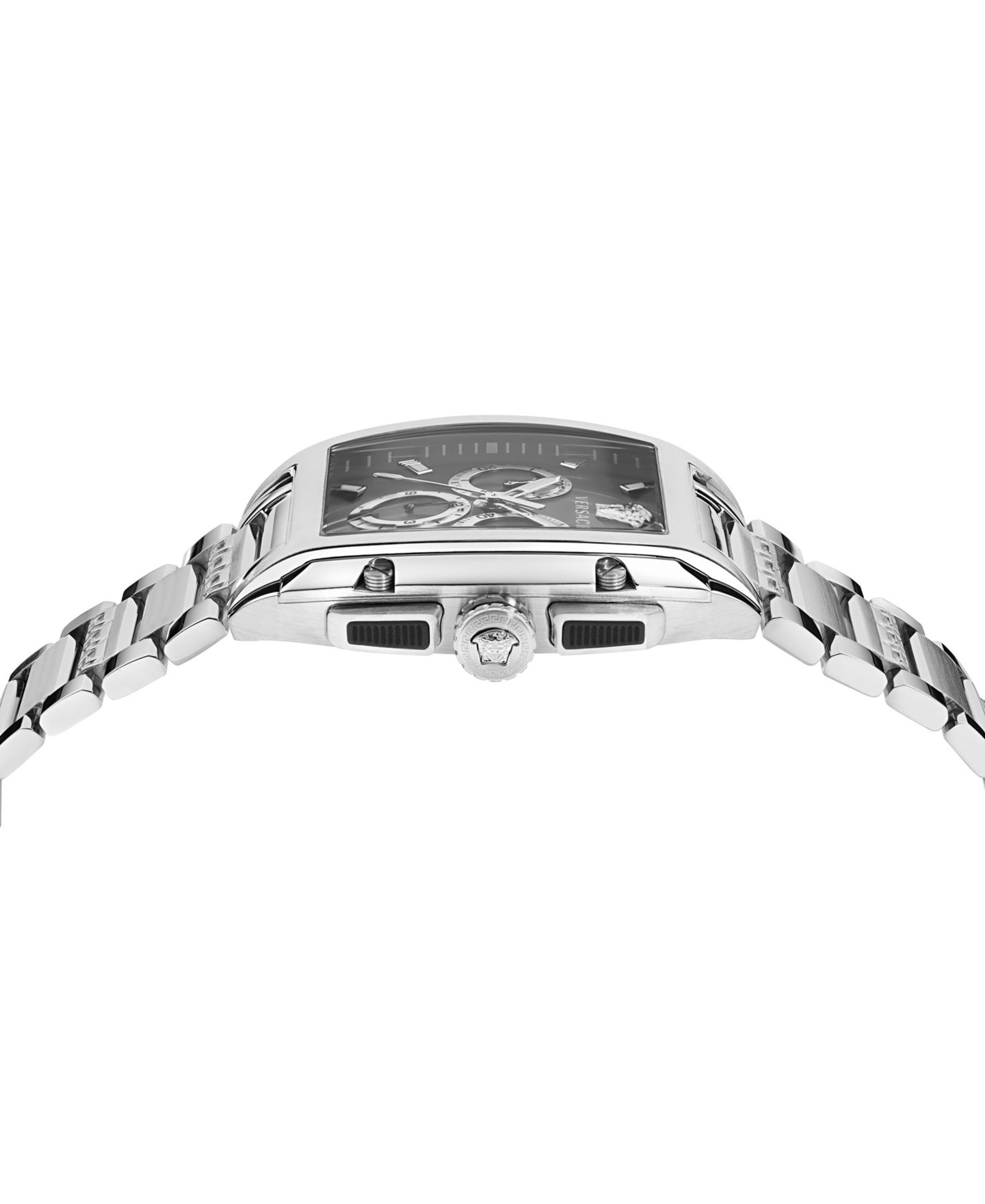 Мужские часы Versace Dominus Silver Stainless Steel Bracelet Watch, 42X50mm — фото 2
