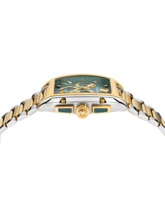 Men's Dominus Two-Tone Stainless Steel Bracelet Watch, 42X50mm