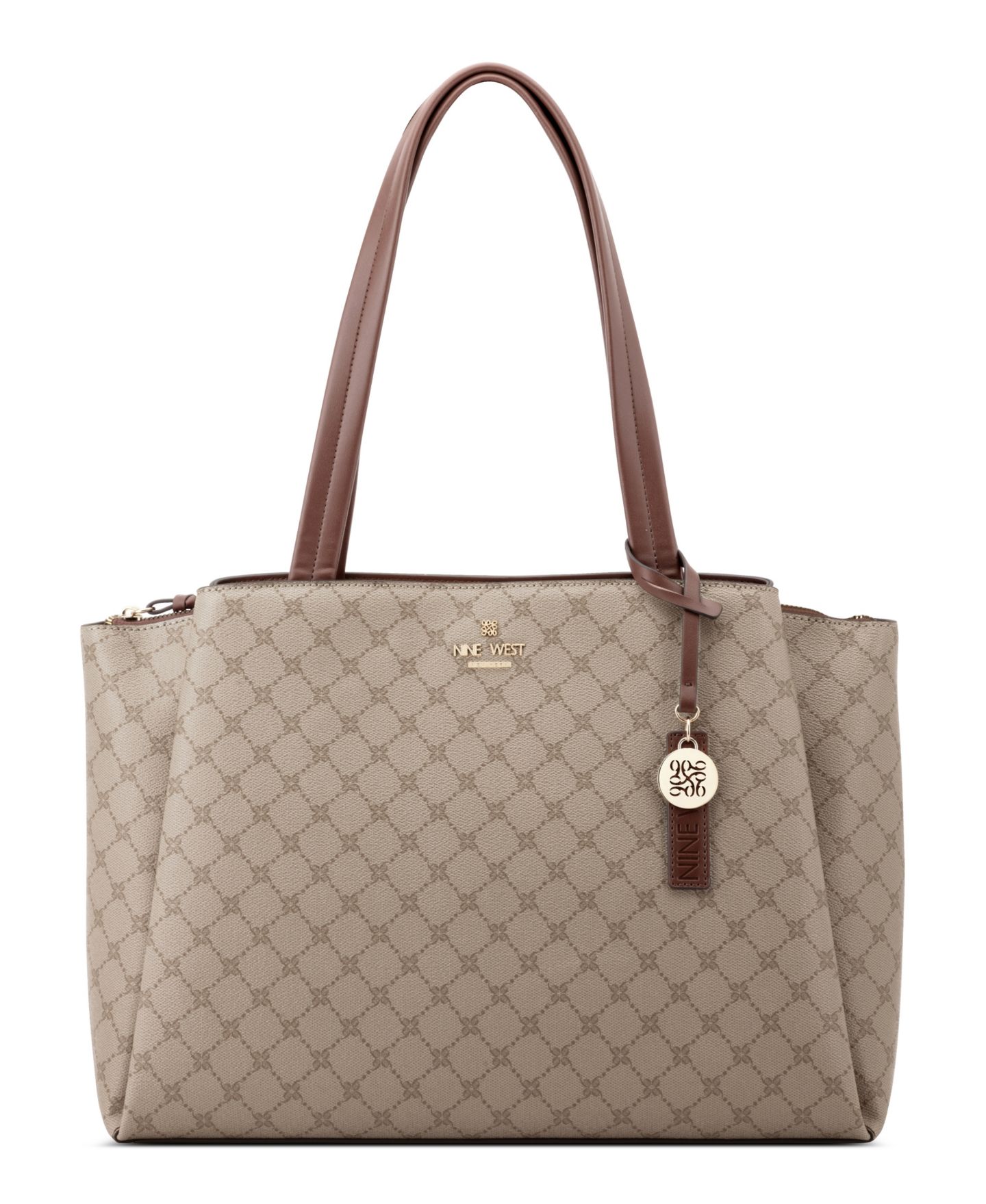 Женская сумка Nine West Luela Tech Extra Large, цвет: Хаки каштановый — фото 1