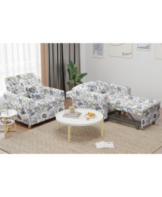 36" Sleeper Chair, Convertible Chair Bed for Adults, 3-in-1 Pull Out Sofa Chair