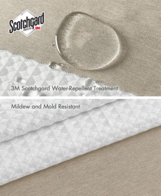 Madison Park Spa Waffle 3M-Scotchgard Shower Curtain, 72" x 78"