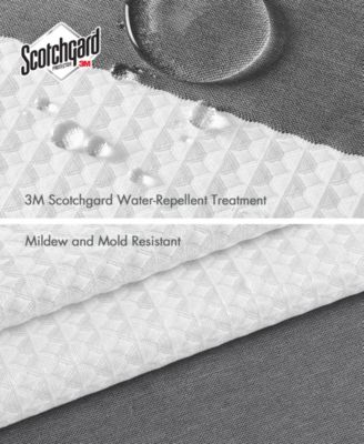 Spa Waffle 3M-Scotchgard Shower Curtain, 72" x 78"