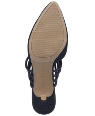 Women's Gennesis Metallic Closed Evening Mule Pumps