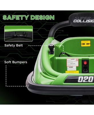 Kids Electric Bumper Car with 360 Spin Music and Parent Remote for Ages 3 to 5
