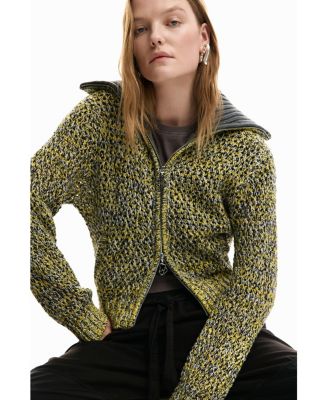 Women's Zipper Knit Sweater