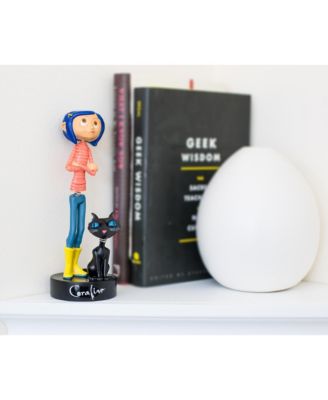 Coraline with Cat PVC Bobble Figure | 6.5 Inches Tall