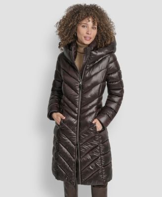 Women's Full-Zip Front Quilted Puffer Coat