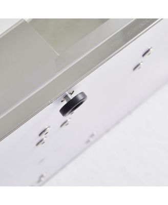 Streamdale 69" Rectangular Dining Table, Modern Simple, Marble & Stainless Steel, Seats 4-6