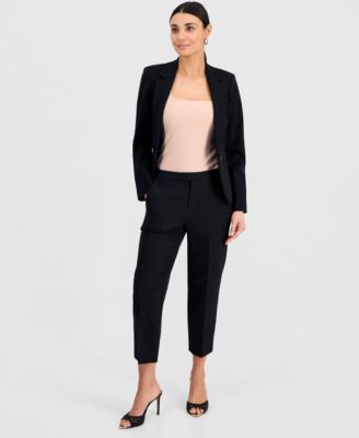 Petite Pull-On Cropped Pants