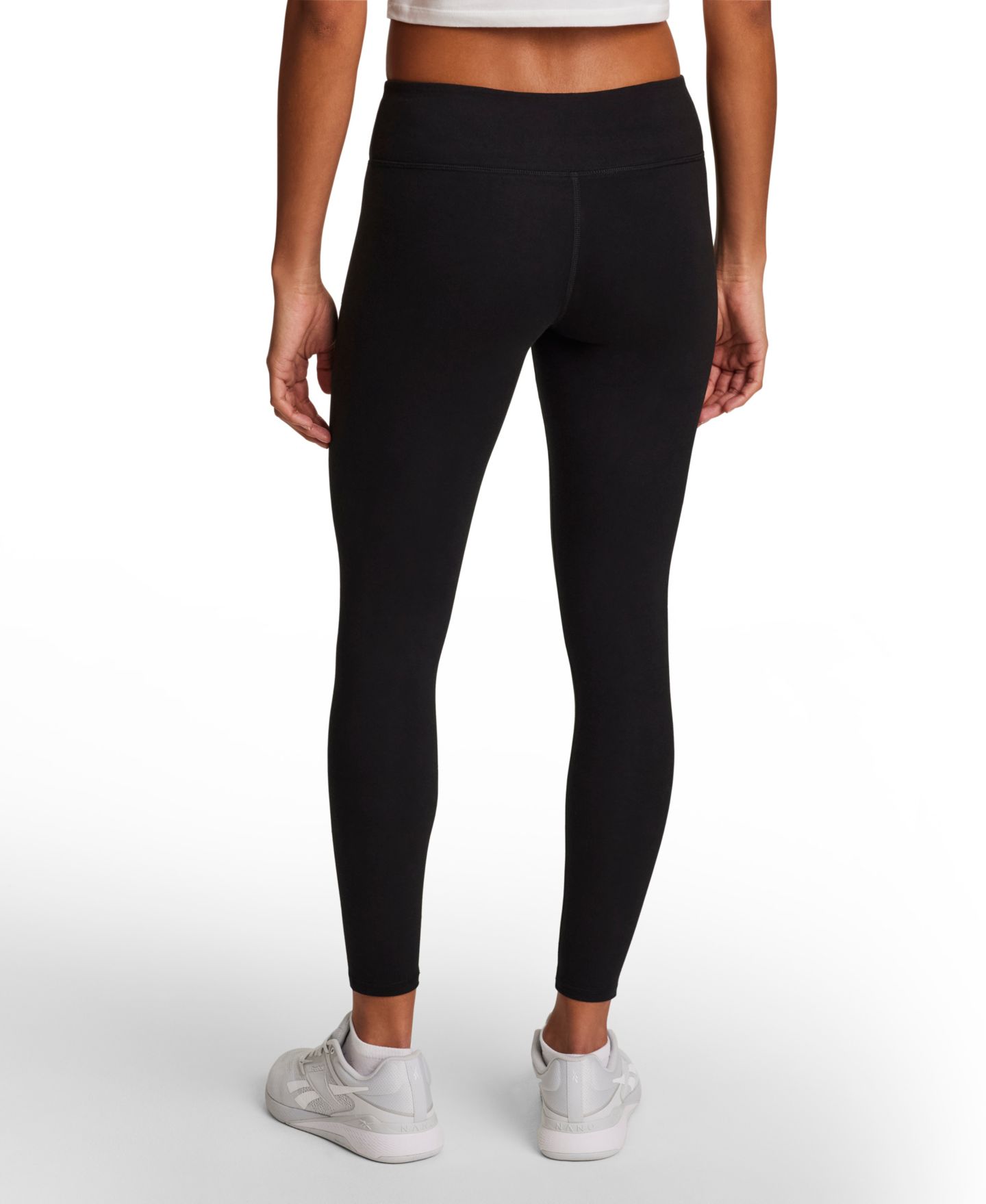 Женские леггинсы Reebok Slim-Fit, цвет: Чёрный — фото 10