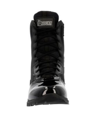 Men's Cadet 8" Black Side Zip Public Service Boot