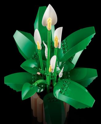 Botanicals Peace Lily Flower Building Set 11504, 474 Pieces