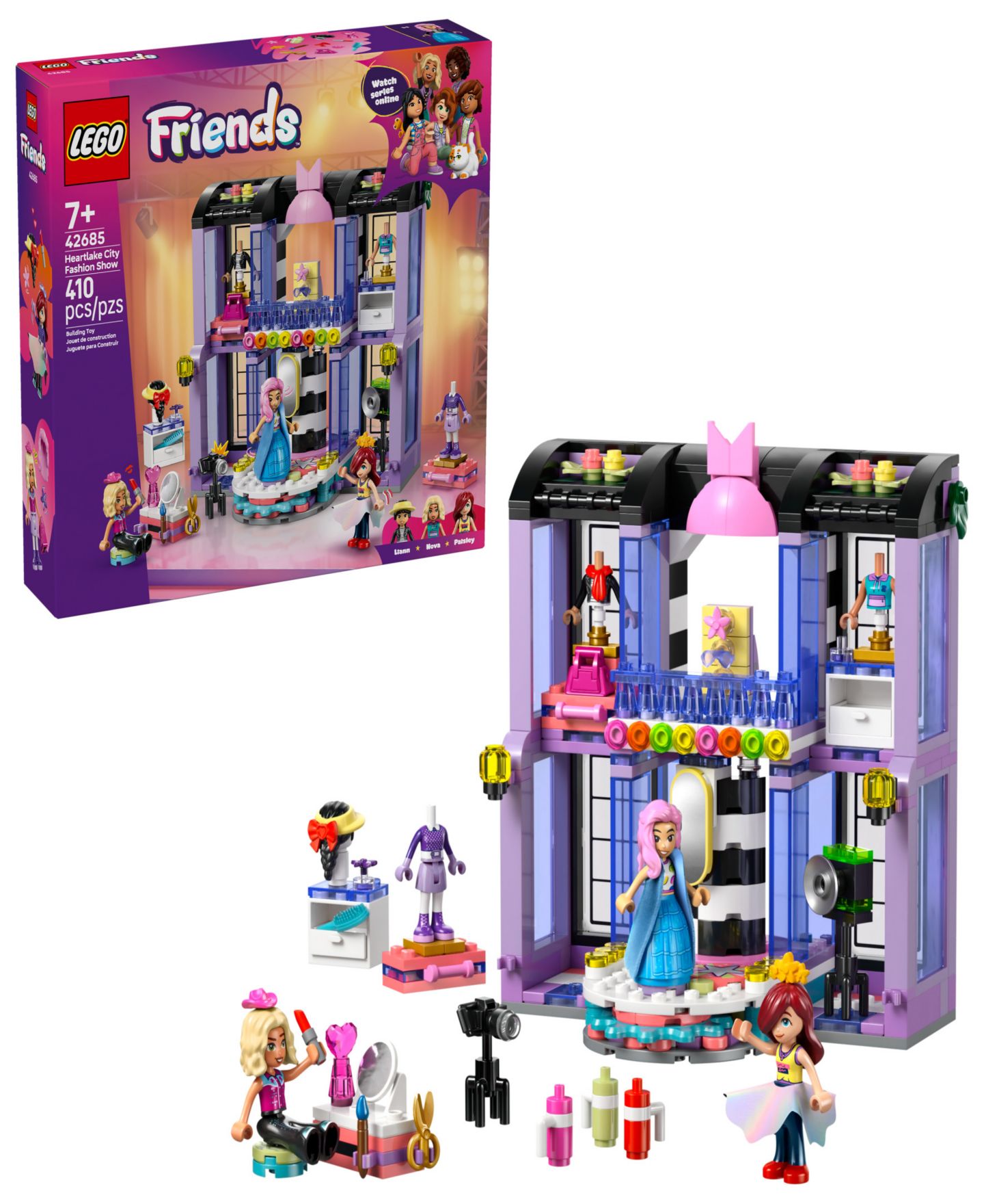 Детский конструктор LEGO® Friends Heartlake City Fashion Show Building Kit 42685, 410 Pieces — фото 1