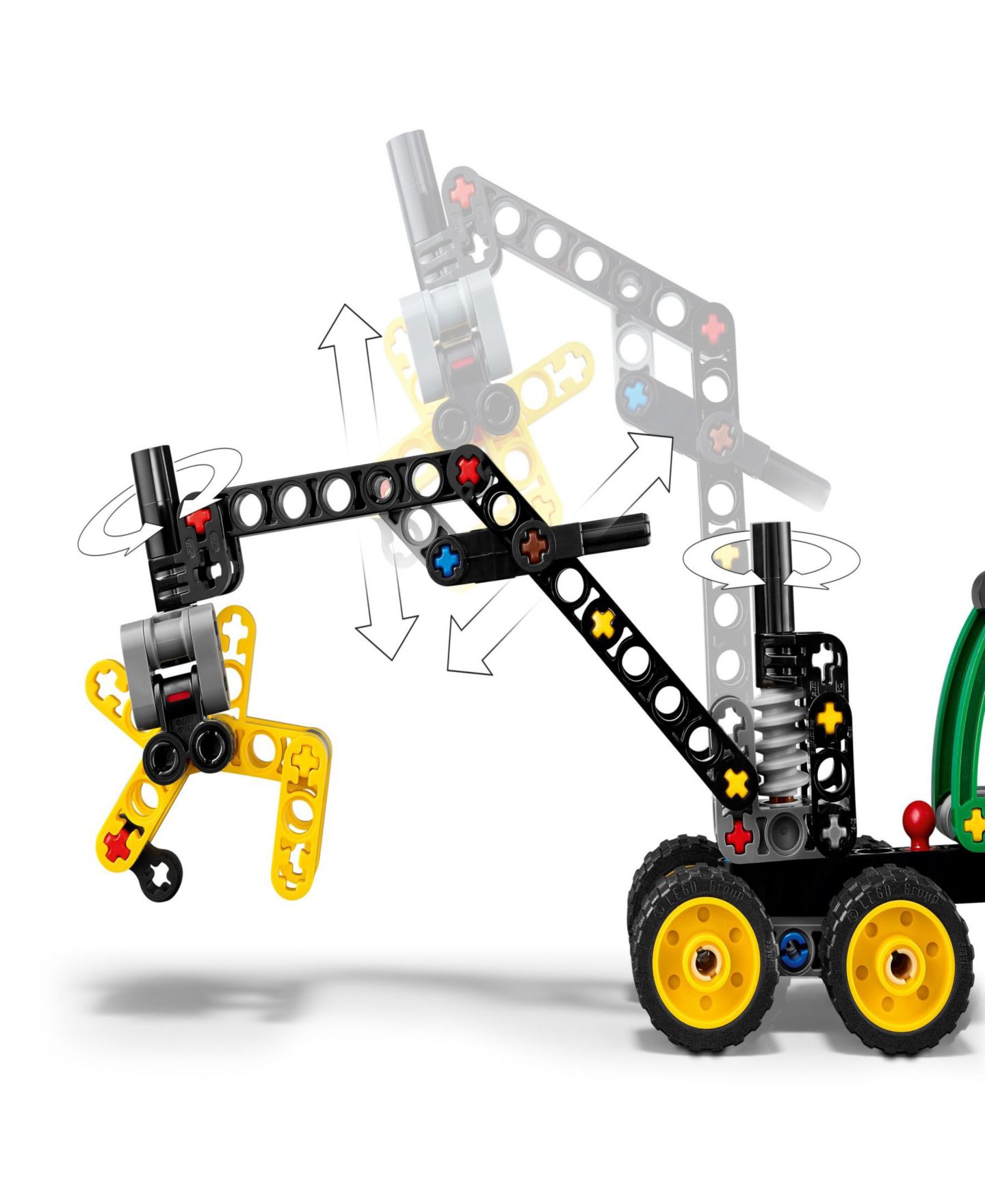 LEGO® Конструктор LEGO Technic John Deere 1470H, колёсный харвестер 42218, 117 деталей — фото 3