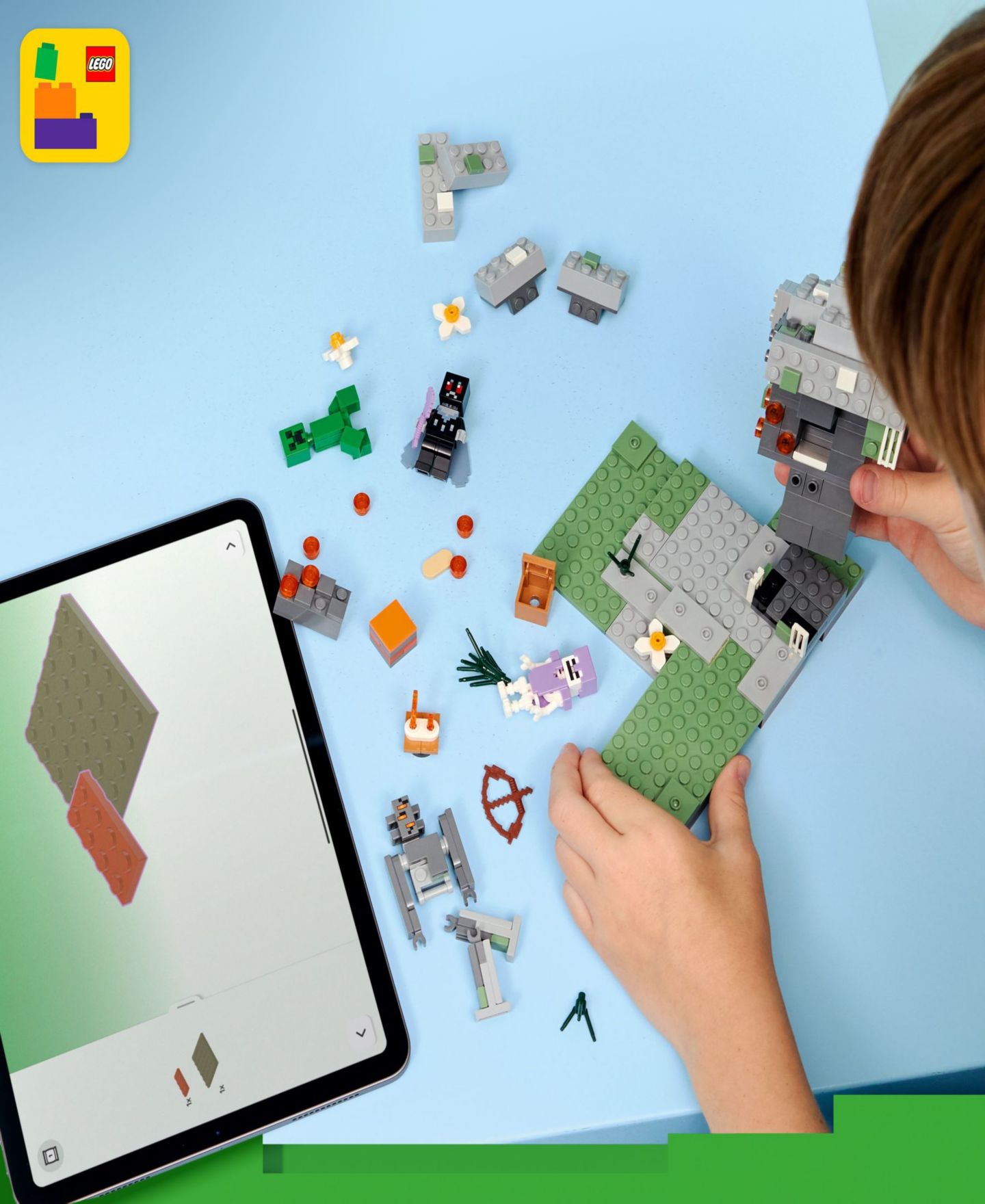 Детские конструкторы LEGO® Minecraft The Pale Garden Building Toy 21586, 243 Pieces — фото 6