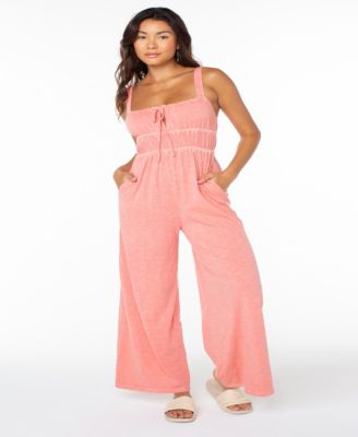Women's Clover Sleeveless Square Neck Jumpsuit