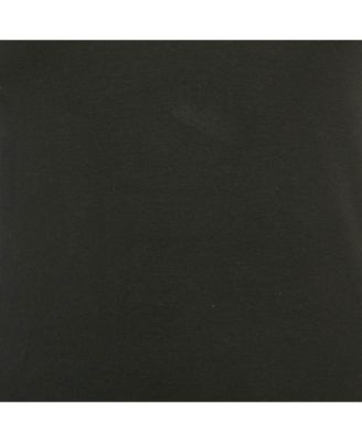 Women's Black Checks Trim Jersey Long Sleeve T-Shirt