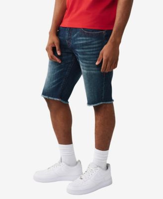 Men's Ricky Straight Flap Fray Hem Shorts