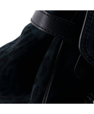 Mini Alexa Satchel NM Printed Suede and Leather