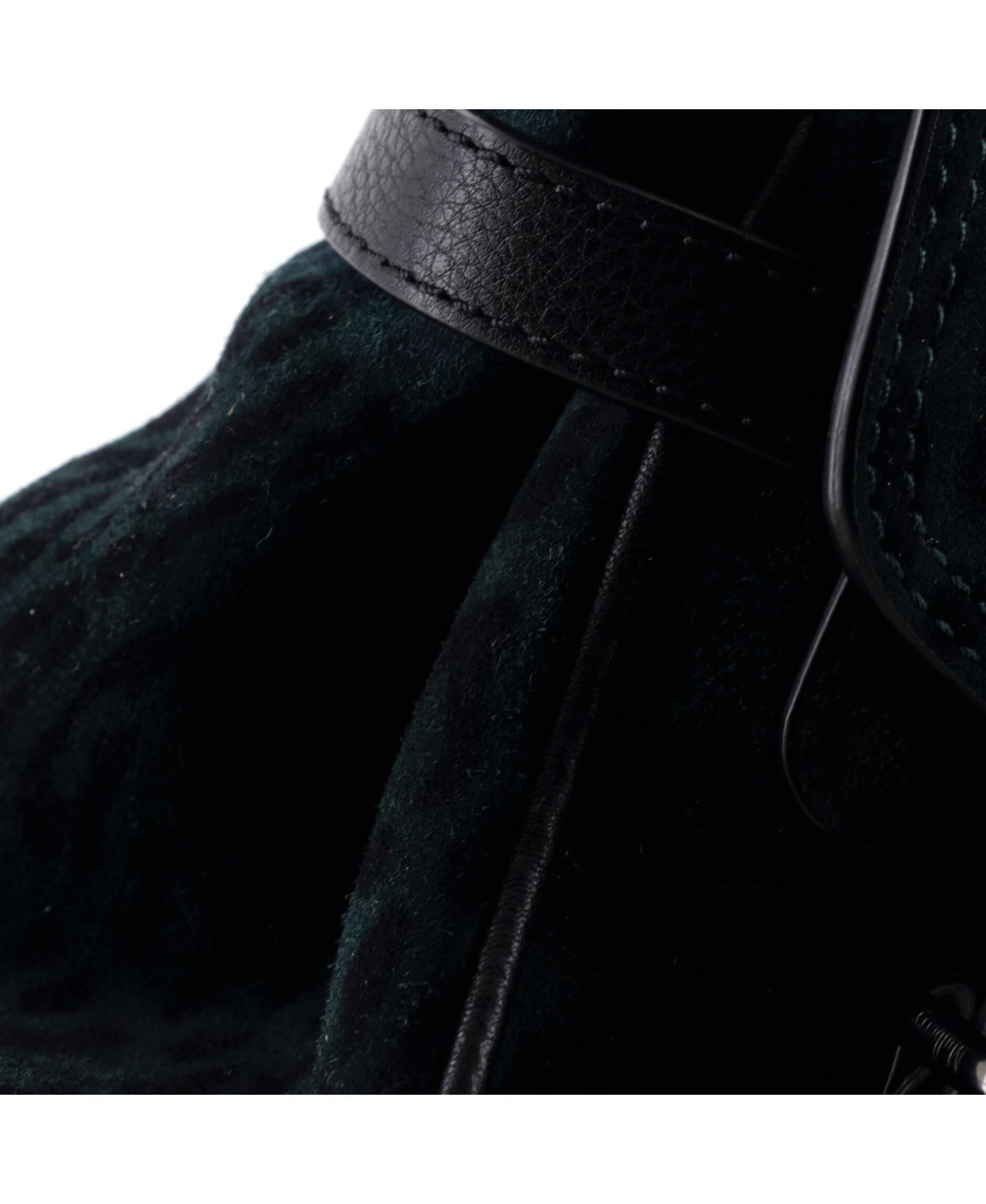 Pre-Owned Mulberry Mini Alexa Satchel Nm Printed Suede and Leather