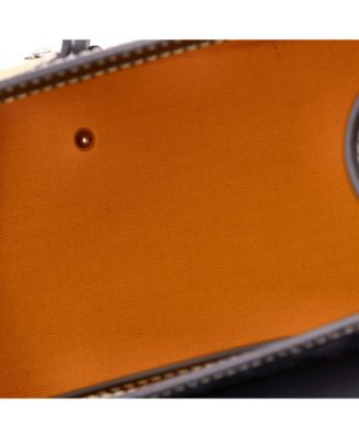 PM Saigon Top Handle Bag Coated Canvas with Leather