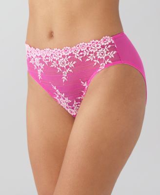 Women's Embrace Lace Hi Cut Embroidered Brief Underwear Lingerie 841191