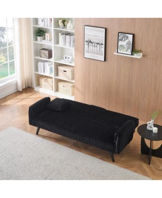 Minimalist corduroy sofa for living room and bedroom