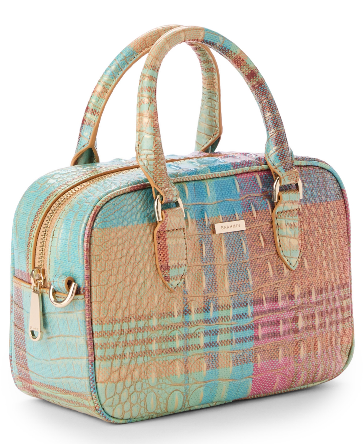 Brahmin Mara Small Leather Crossbody Satchel Bag
