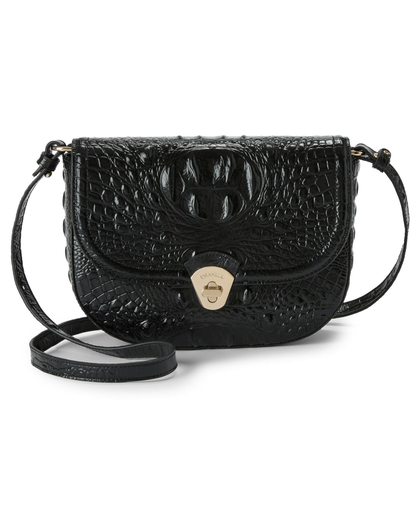 Женская сумка Brahmin Portia Melbourne Small Crossbody, цвет: Чёрный — фото 1