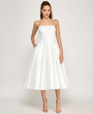 Juniors' Strapless Bustier Dress