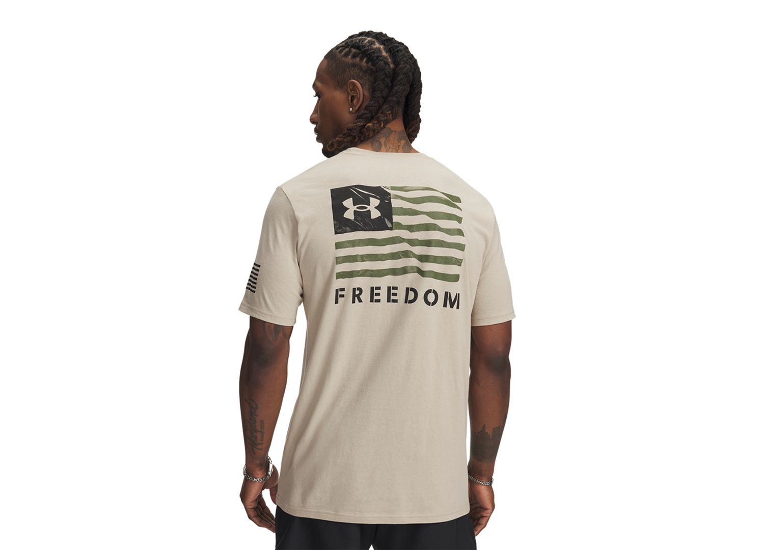 Men's Short-Sleeve Freedom Banner Graphic T-Shirt