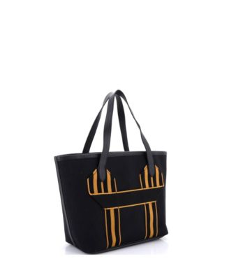 Pursangle Tote Canvas with Leather