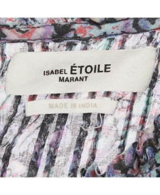 Women's Etoile Blue Floral Print Cotton Layona Blouse