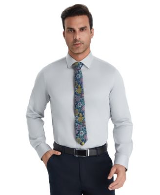 Men's Sateen Solid Dress Shirt