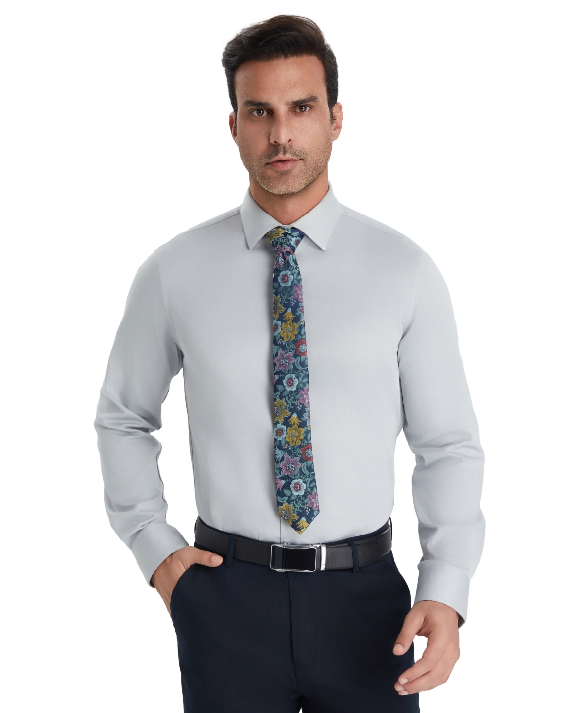 Bar Iii Men's Sateen Solid Dress Shirt, Macy's Exclusive