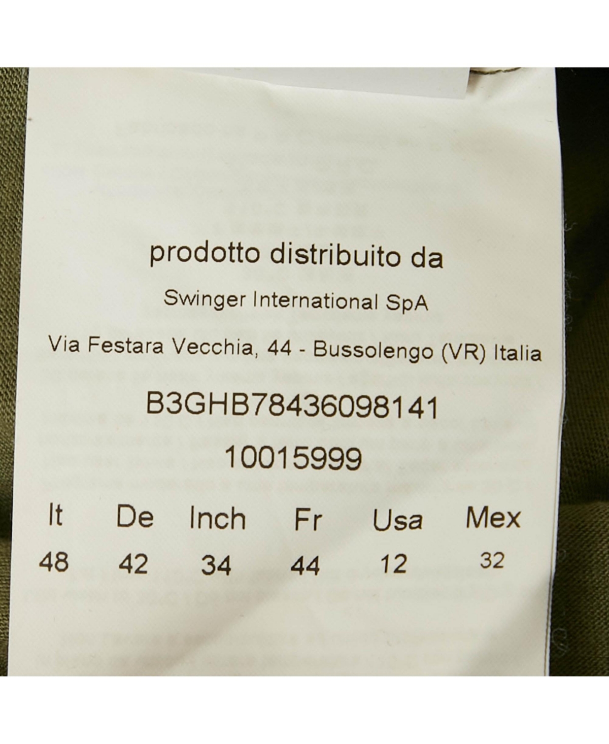 Pre-Owned Versace Women's Jeans Green Printed Jersey Crewneck T-Shirt