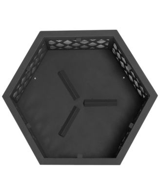 24in Heavy Duty Fire Pit for Outdoor Patio Backyard