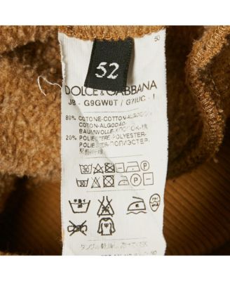 Men's Brown Patterend Knit Sweatshirt