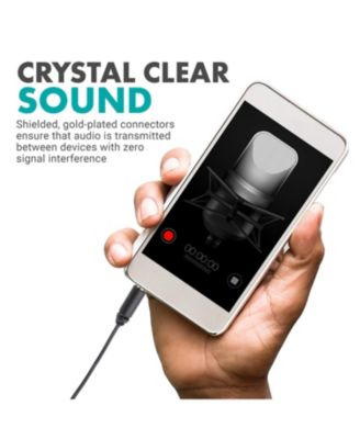 PM10EC6 20-foot (6m) TRRS Female 3.5mm to TRRS Male 3.5mm Microphone Extension Cable for Smartphones