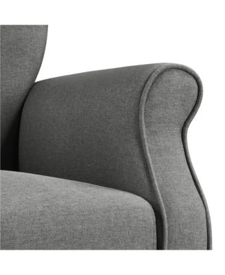 Upholstered Mid-century Modern Accent Chair, Yellow