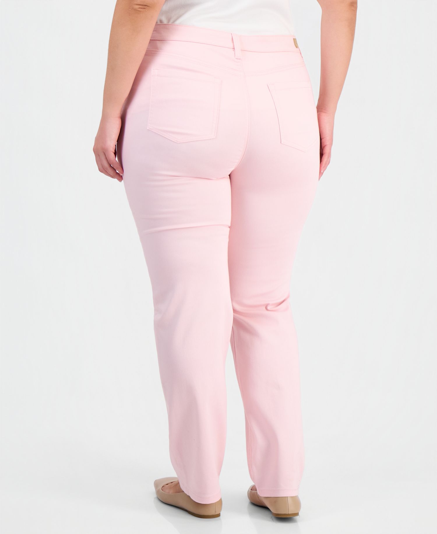 Plus Size Lexington High-Rise Straight-Leg Jeans