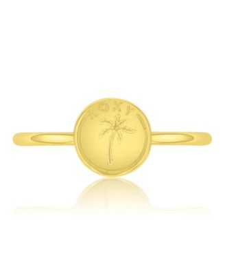 Waterproof Yellow Palm Tree Ring
