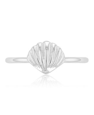 Waterproof Yellow Sea Shell Ring