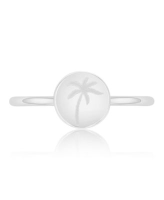 Waterproof Yellow Palm Tree Toe Ring