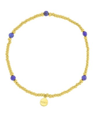 Waterproof Yellow Lapis Stretch Bracelet